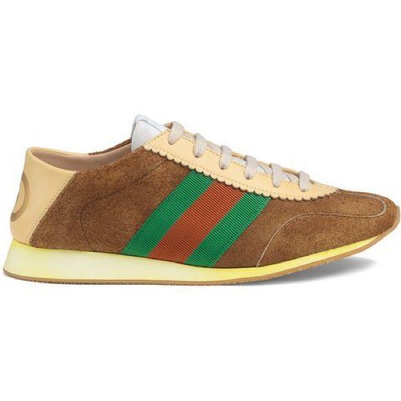 Gucci Men Rocket Convertible Sneaker Brown EU44 - Picture 1 of 14